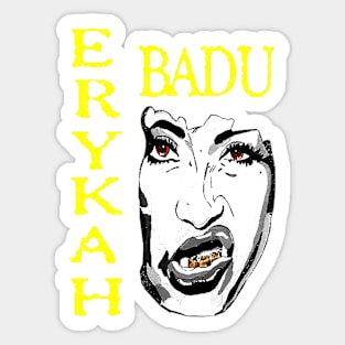 Erykah Badu Sticker